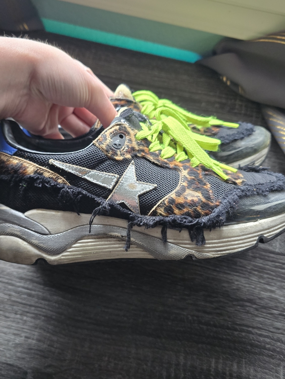 Golden Goose Running Leopard Sneakers - Picture 2 of 7